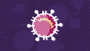 Graphic of microbe