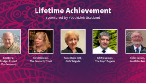 Selection of images of the winners of the Lifetime Achievement Award 2020