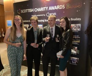 Panel members of Scotland's Young People's Forest pose for a photo at the Scottish Charity Awards.